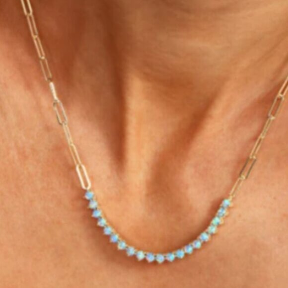 Melinda Maria Not Your Basic Samantha Tennis Necklace - Picture 2 of 3